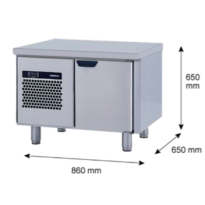 Porkka - Grillkylbänk GNL - Kylaggregat, 1 Modul - Mått: 860 x 650 x 650 mm