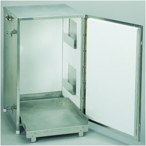 Tårtcontainer oisolerad alum. H750 B510 mm