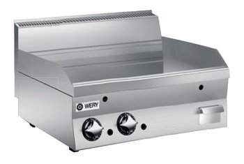 Wery Gas FTG 68L - Stekhäll - Slät stekyta, fast stänkskydd - 800 x 650 x 295 mm - 12,5 kW - CE-godkänd för 8, 20 och 30 mbar