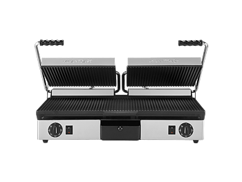 Milan Toast - Klämgrill - Räfflade laggar och bord - Grillyta 610 x 250 mm - 640 x 380 x 170mm - 3,5 kW 230V 1N~ 16Amp