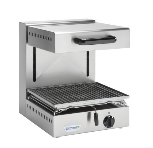 Tecnoinox Classic SE 40 - Salamander - Höj & sänkbar, öppna sidor - 400 x 548 x 500 mm - 2,0 kW 230V 1N~