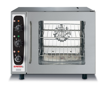 Alphatech Rapid REC 023M - Konvektionsugn - Automatisk ångdosering - för 4 x GN 2/3 - 640 x 565 x 525 mm - Kallvattenansl. 3/4" - 2,6 kW 230V 1N~