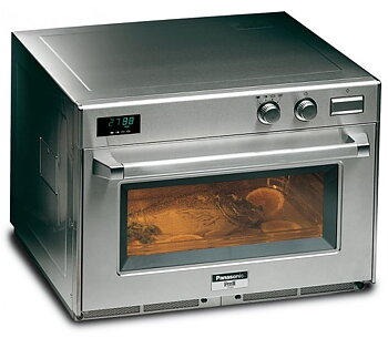 Panasonic GN 1840 - Mikrovågsugn - Manuell med mellanhylla - 4 st magnetroner - 1800W - Rostfri in- & utvändigt - 650 x 526 x 471 mm - 3,2 kW 230V 1N~