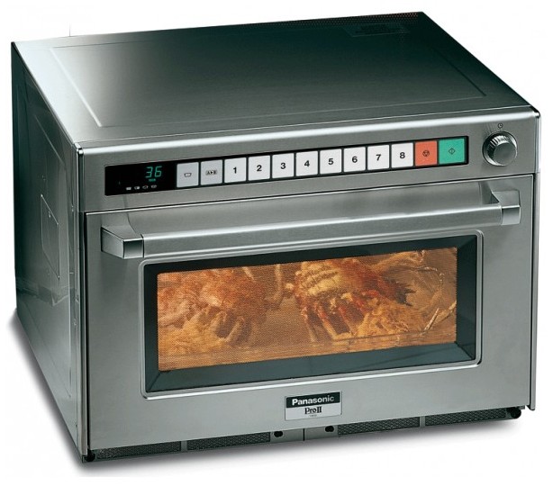 Panasonic GN 1880 - Mikrovågsugn - Programmerbar/manuell - 4 st magnetroner - 1800W - Rostfri in- & utvändigt - 650 x 526 x 471 mm - 3,2 kW 230V 1N~