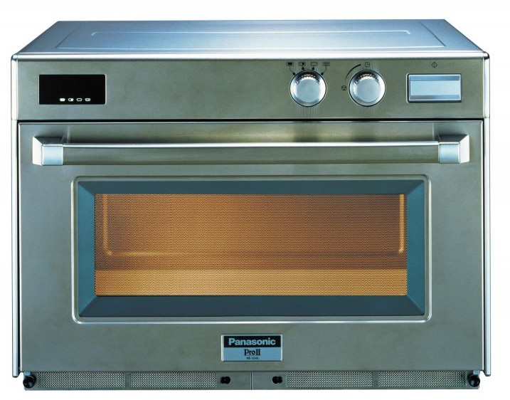 Panasonic GN 3240 - Mikrovågsugn - Manuell med mellanhylla - 4 st magnetroner - 3200W - Rostfri in- & utvändigt - 650 x 526 x 471 mm - 5,0 kW 400V 2N~