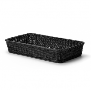 Korg, pp-plast, 530x320xh90 mm, svart