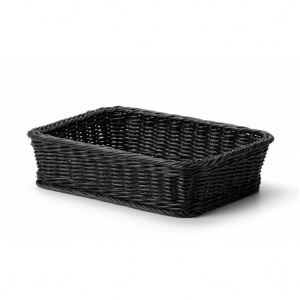 Korg, pp-plast, 360x270xh90 mm, svart