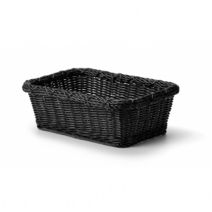 Korg, pp-plast, 375x280xh130 mm, svart