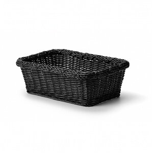 Korg, pp-plast, 375x280xh130 mm, svart