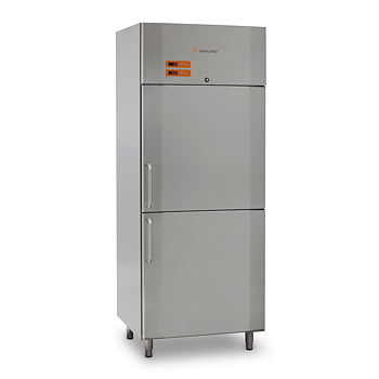 Haglunds - Kombiskåp - Nedkylning/Frysskåp - BRIS 850NFC - Helt i rostfritt - Centralkyla - Kapacitet: 25 KG/4h - Mått: 850x770x2160mm