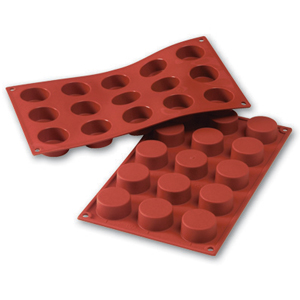 Siliconflex petits four D=40x20 mm, 15 fig