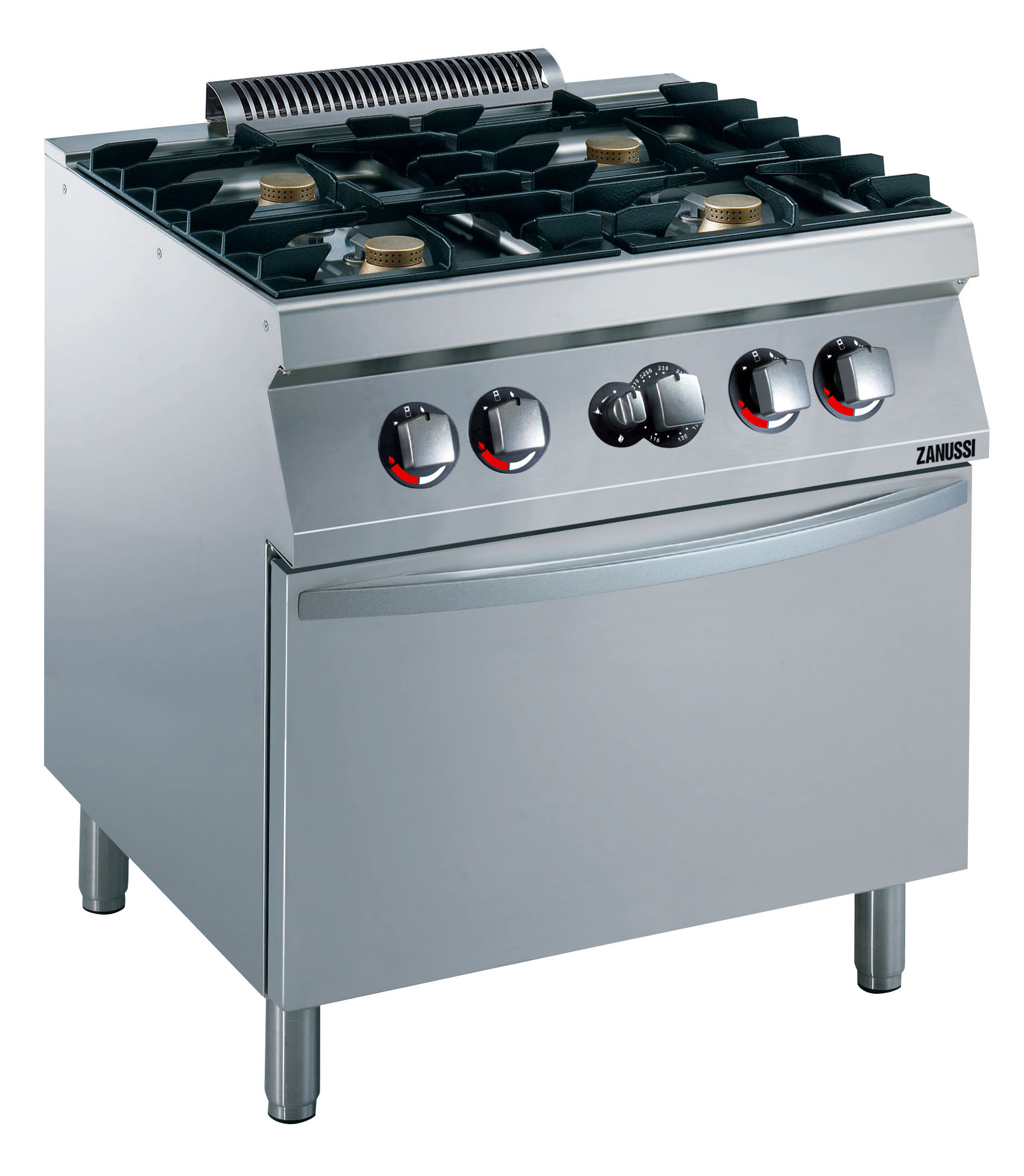 Zanussi EVO 700 - Gasspis 4 brännare - gasugn - 800 mm