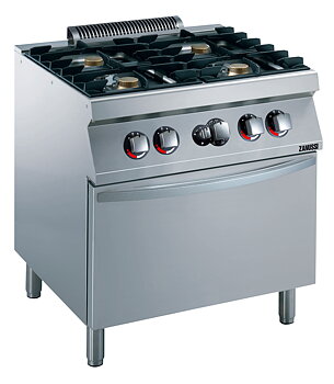 Zanussi EVO 700 - Gasspis 4 brännare - gasugn - 800 mm
