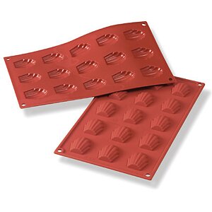 Siliconflex madeleine 44x34x10 mm 15 fig