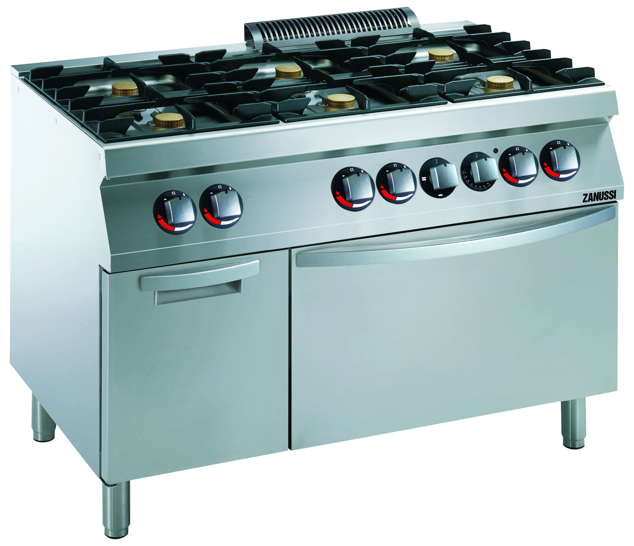 Zanussi EVO 700 - Gasspis 6 brännare - elugn - underrede - 1200mm