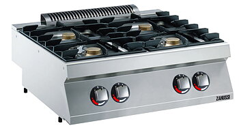Zanussi EVO 700 - Gasspis 4 brännare - bänkmodell - 800 mm