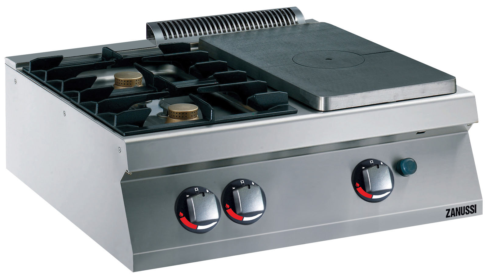 Zanussi EVO 700 - Gashällspis - 2 brännare - bänkmodell - 800 mm