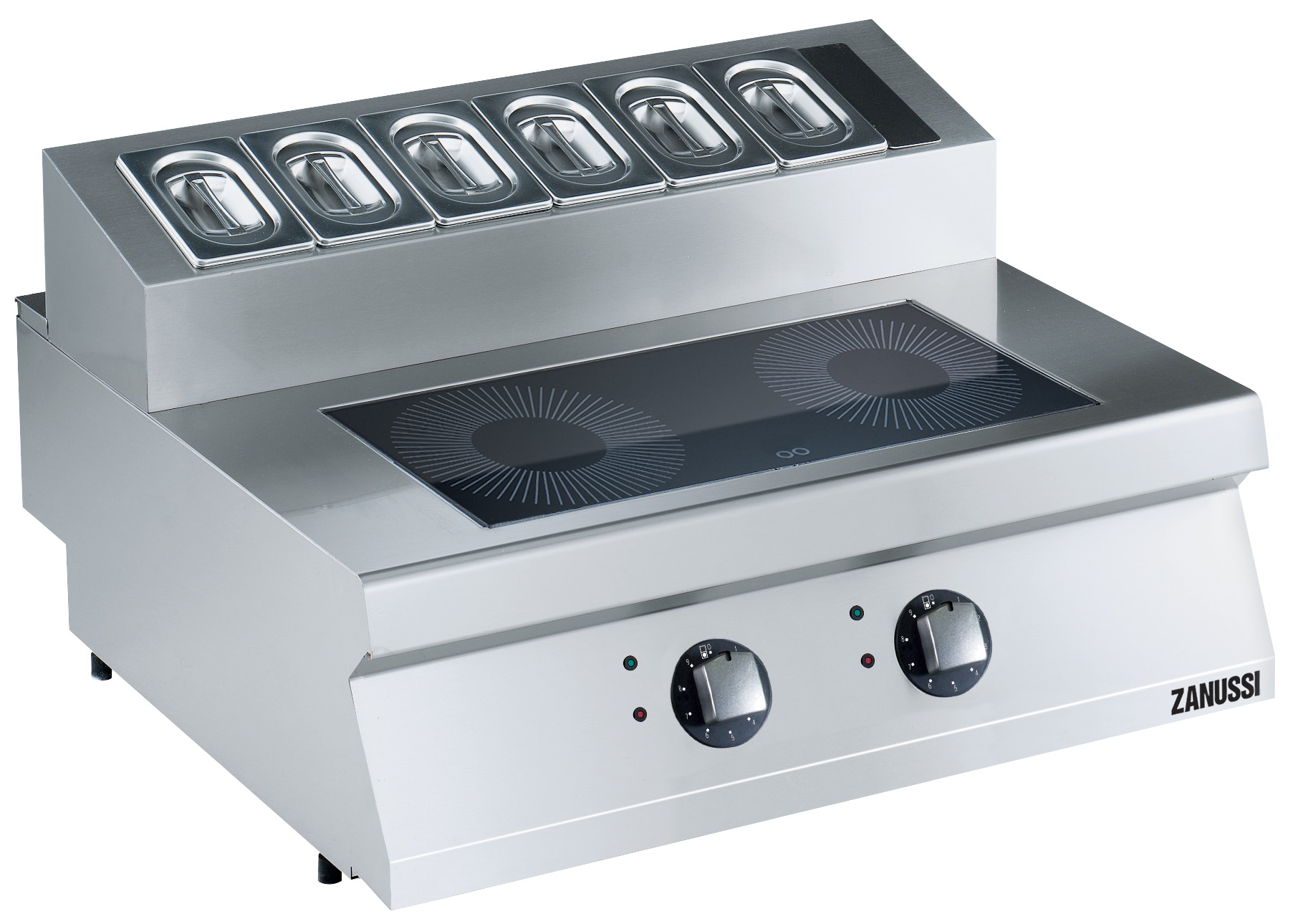 Zanussi EVO 700 - Induktionsspis - bänkmodell - 800mm - 2 zoner