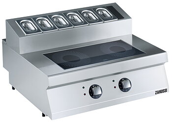 Zanussi EVO 700 - Induktionsspis - bänkmodell - 800mm - 2 zoner