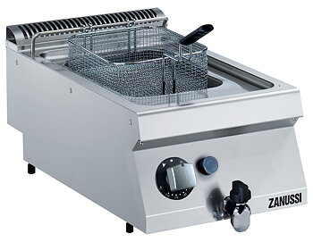 Zanussi EVO 700 - Fritös gas - bänkmodell - 7Liter - 400mm