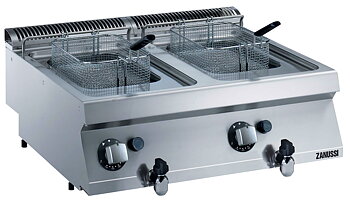 Zanussi EVO 700 - Fritös gas - bänkmodell - 7 + 7Liter - 800mm