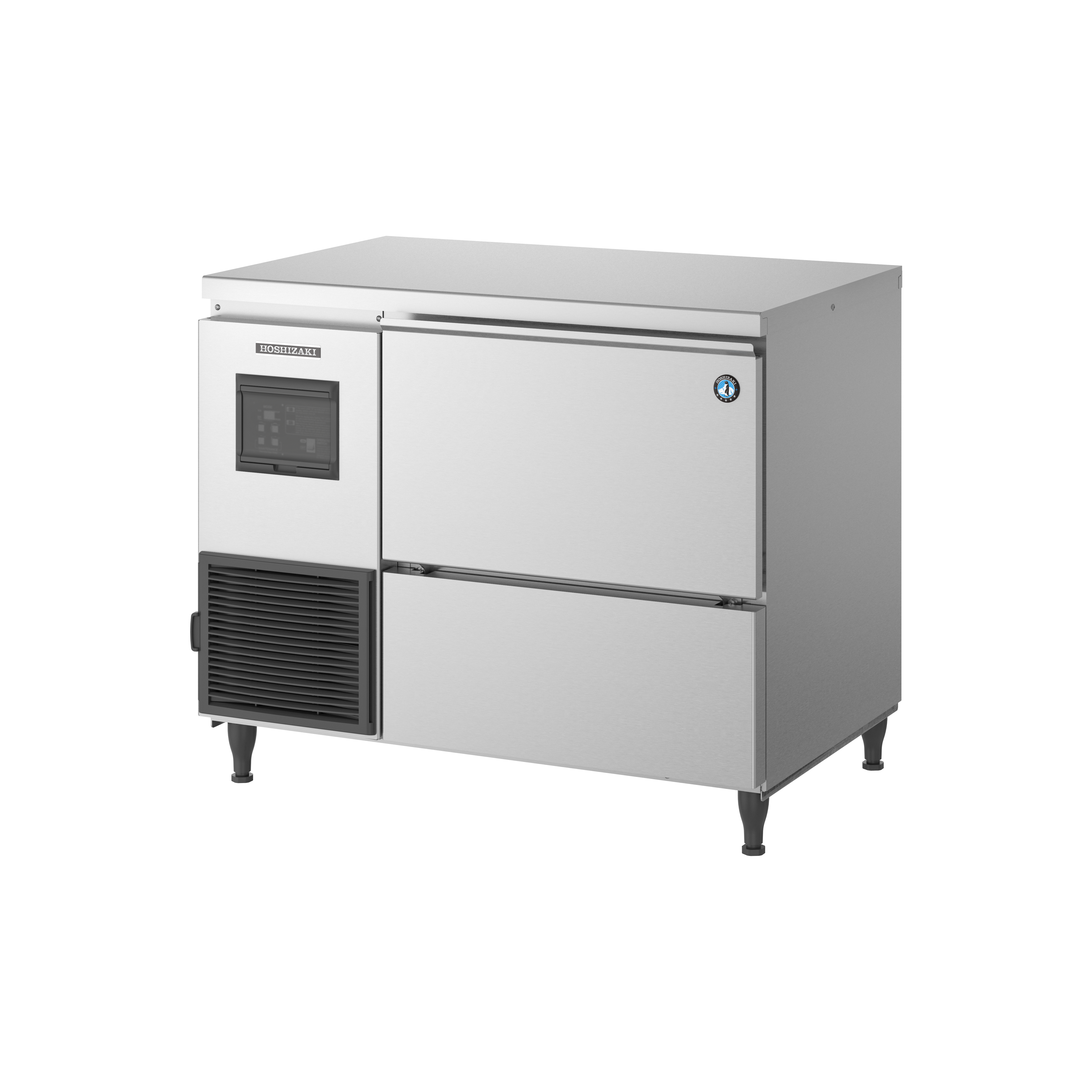 Hoshizaki - Flingismaskin - FM-120KE-50-HC - Med isbinge - Kapacitet kg/24t: 125 Kg