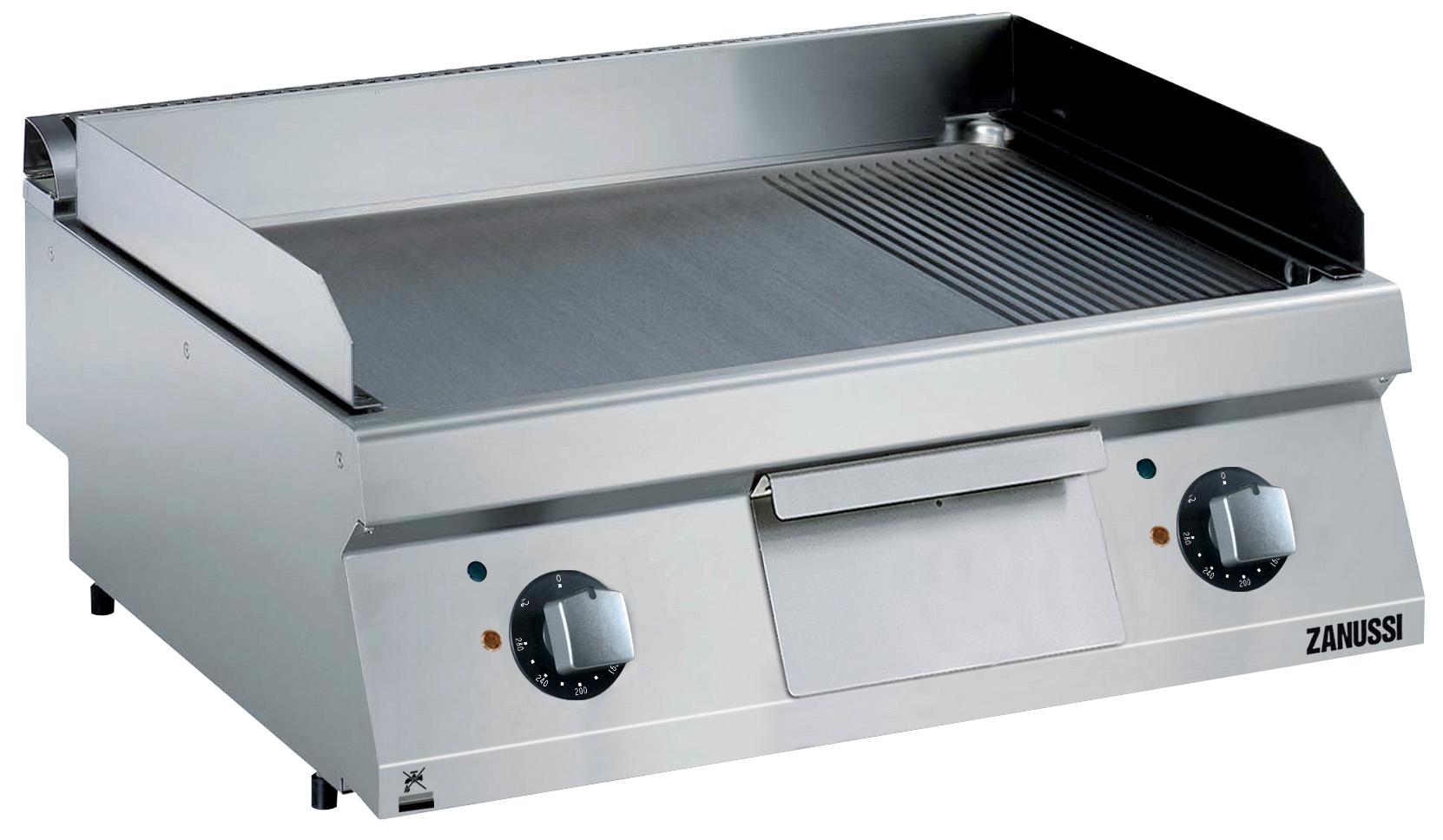 Zanussi EVO 700 - Stekhäll el - bänkmodell - 800mm - Slät/räfflad häll - sluttande