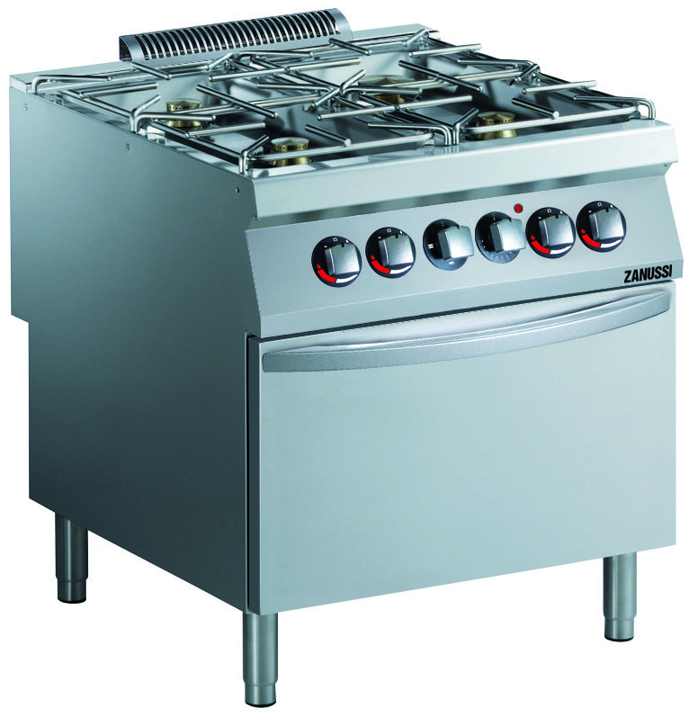 Zanussi EVO 900 - Gasspis - golvmodell - 4 brännare - elugn
