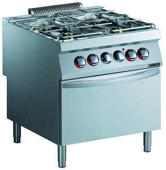 Zanussi EVO 900 - Gasspis - golvmodell - 4 brännare - elugn