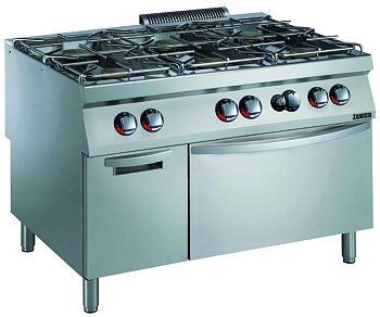 Zanussi EVO 900 - Gasspis - golvmodell - 6 brännare - gasugn