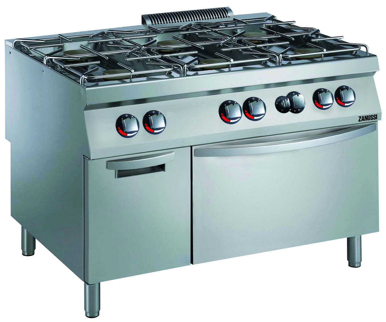 Zanussi EVO 900 - Gasspis - golvmodell - 6 brännare - 6x10kW - gasugn