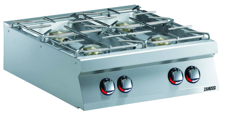 Zanussi EVO 900 - Gasspis - bänkmodell - 4 brännare 4x10kW