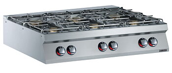 Zanussi EVO 900 - Gasspis - bänkmodell - 6 brännare 4x6 + 2x10kW