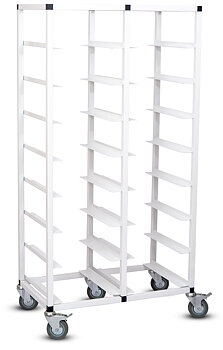 Brickvagn dubbel, 330x430 mm, vit