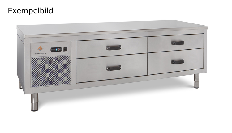 Haglunds - Grillkylbänk - MG1T-120A - 2 Lådor - GN 1/1 -150 kantin - Mått: 1200x600x600mm