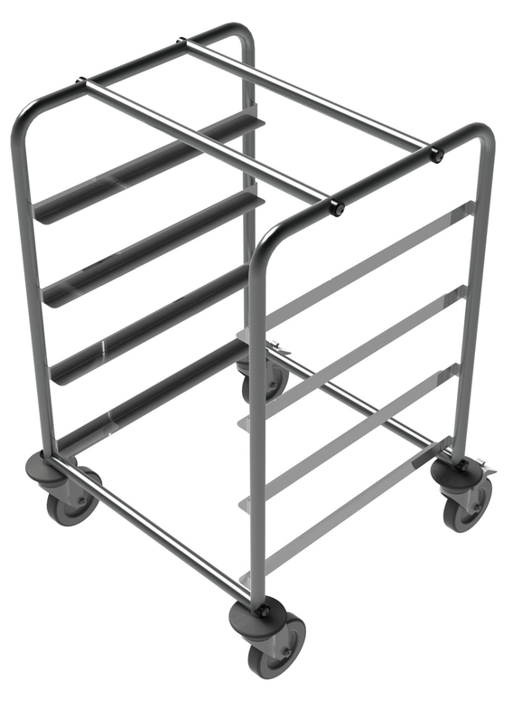 Molins Diskkorgsvagn 4 korg 586x560x925mm