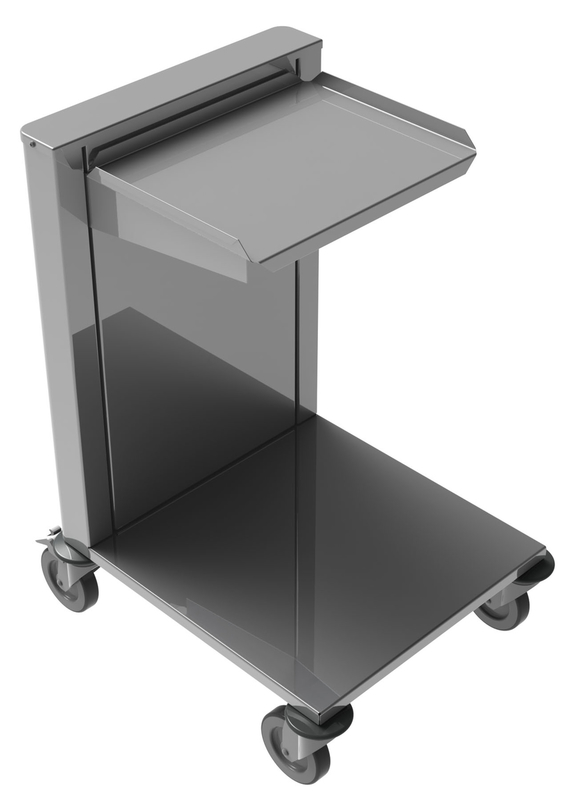 Dispenservagn för brickor CS 722 B. 445x600x900mm.