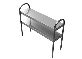 Molins Slät överhylla enkel 410mm djup