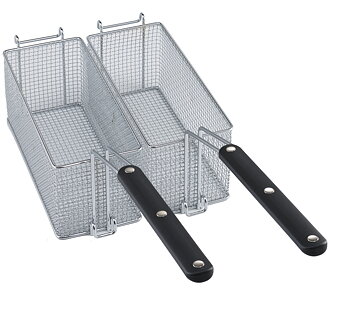 Zanussi EVO 900 - 2 halvstora korgar för fritös 18 liter med krok i framkant