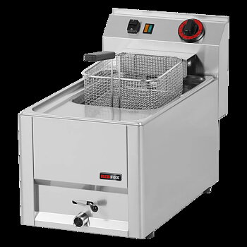 Elektrisk fritös 0,38 kW/l - 8 l - utan skåp - 230 V - REDFOX - FE 30 EL