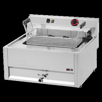 Elektrisk fritös 0,56 kW/l - 16 l skåp - 400 V - REDFOX - FE 66 ELT