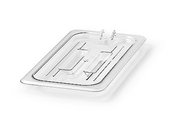 Transparent GN 1/3 lock m urtag för ösa
