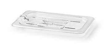 Transparent GN 1/4 lock m urtag för ösa