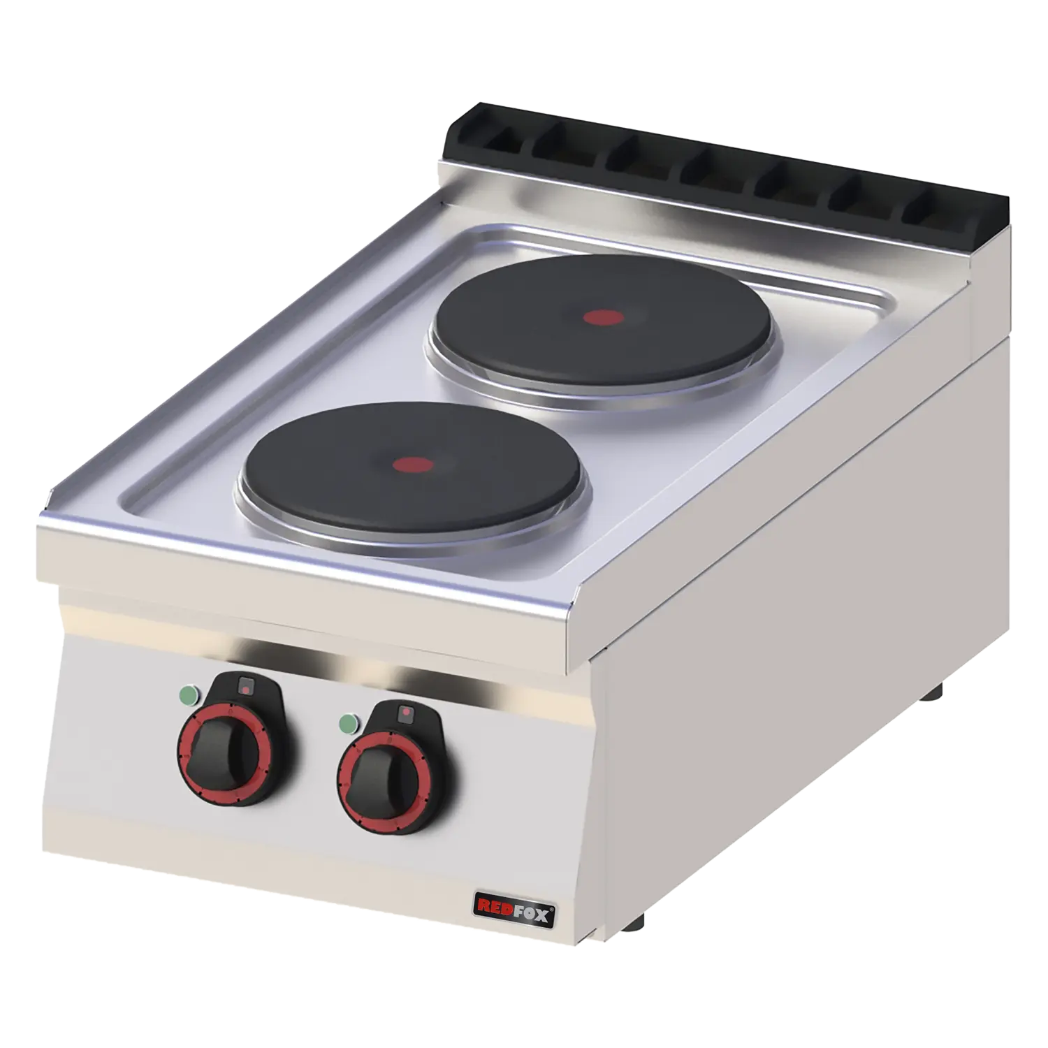 Spis - elektrisk 2 plattor - utan skåp - 400 V - REDFOX - SP 70/04 E