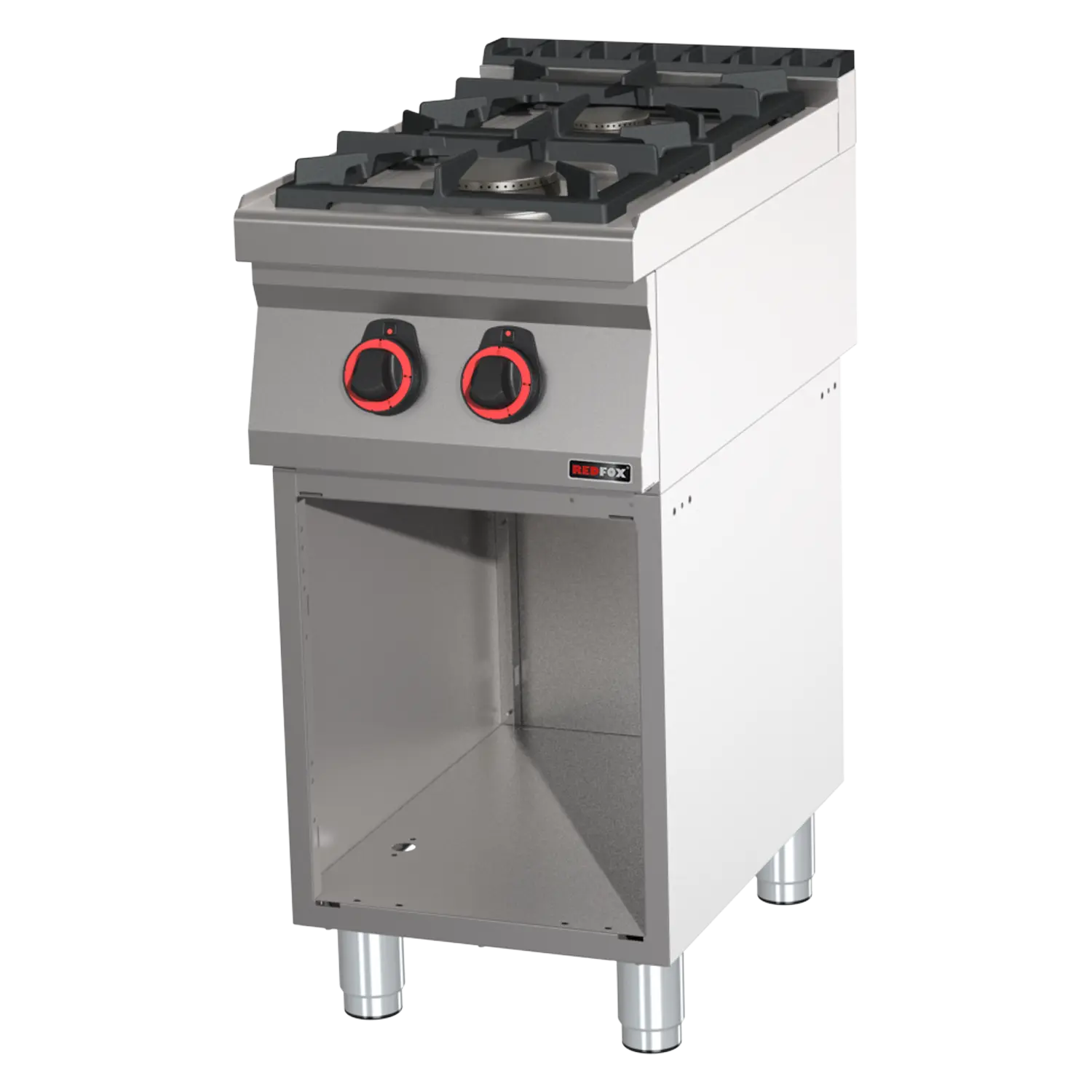 Spis - gas 2 brännare ECO öppet skåp - REDFOX - SPB 70/40 G