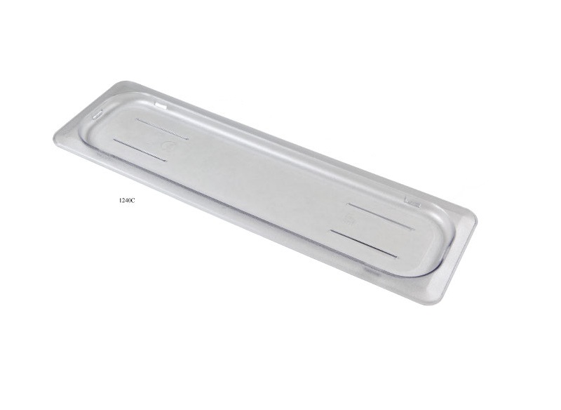 Transparant GN 2/4 lock utan handtag