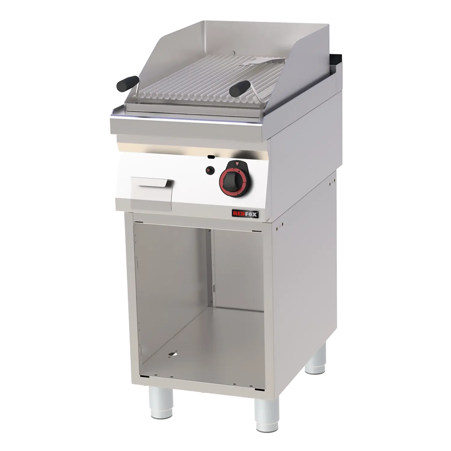 Lavastens grill - gas - öppet skåp - REDFOX - GL 70/40 G