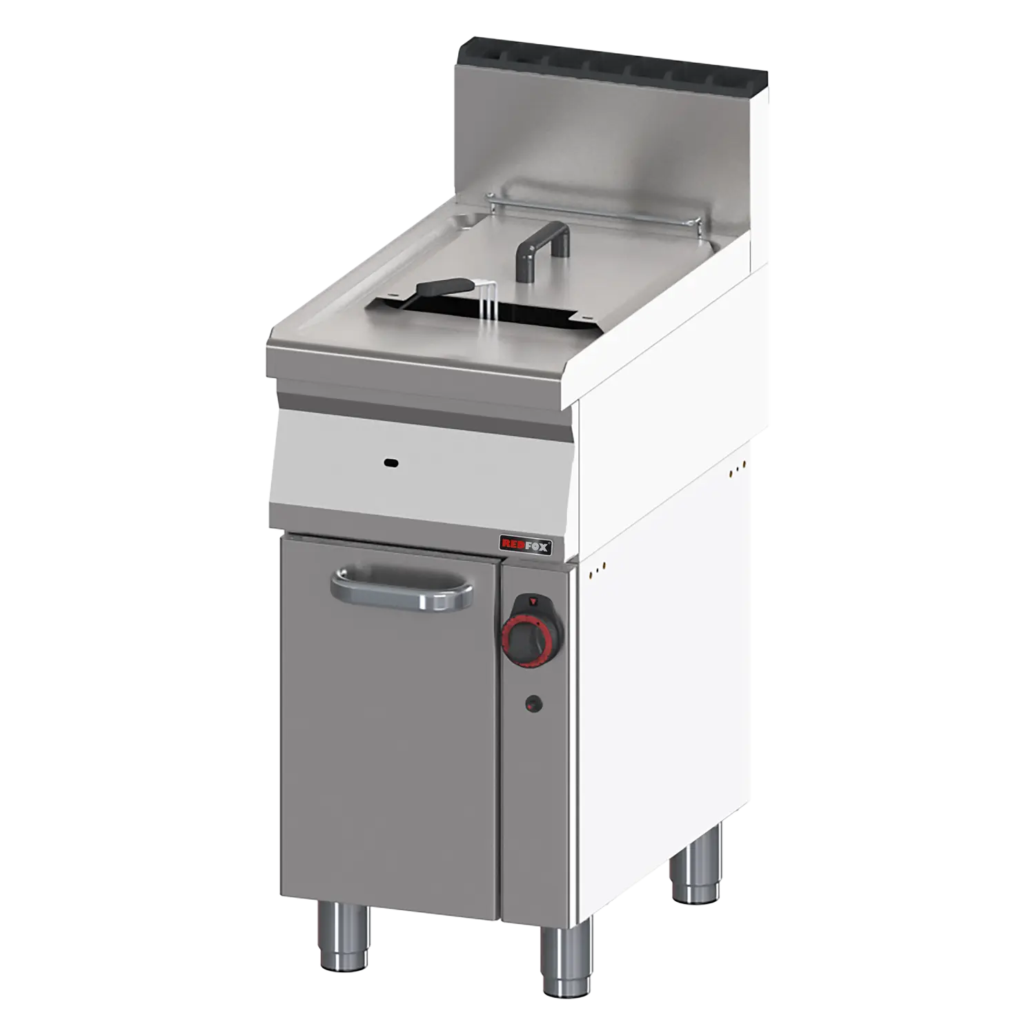 Gasfritös 0,8 kW/l - 15 l skåp - REDFOX - FE 70/40 G