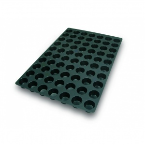 Silikonform, Mini muffins, 600x400 mm, 70 fig