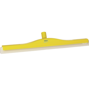 Golvskrapa  ledbar för skaft  50x600 mm, gul
